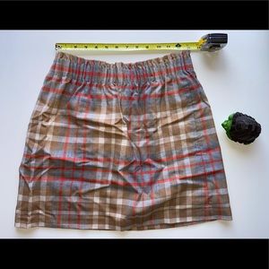 J.Crew Woman’s Sidewalk plaid Mini skirt Size 6